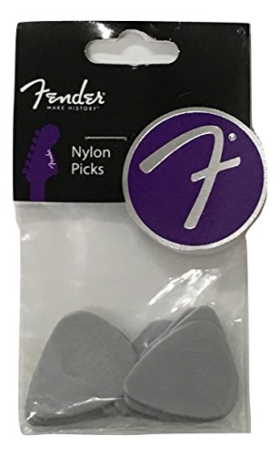 Fender Nylon Médiators – 0.73MM – Gris clair – Set de 12 - Les Beatles, Paul McCartney, John Lennon, RIngo Starr, George Harrison Fender Nylon Médiators - 0.73MM - Gris clair - Set de 12 – Image 3