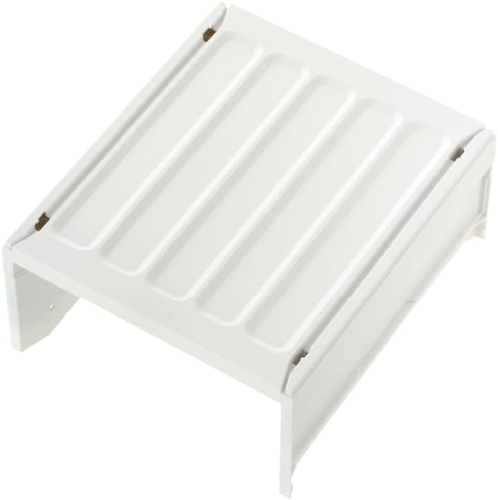 Richell 11764 Tonneau Hanging Cabinet Dish Storage Rack Organizer Regular White