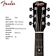 Fender 0930307006 SA-105CE Dreadnought-Cutaway E-Gitarre – Schwarz Volle Größe natur, Inklusive kostenloser virtueller Kurse auf Fender Play