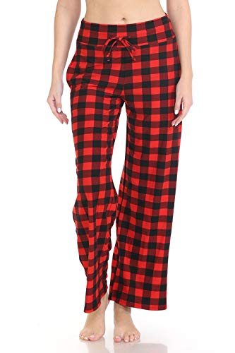 Leggings Depot Women's Fashion Pajama Lounge Pants with Pockets-PJ20D-S766-M