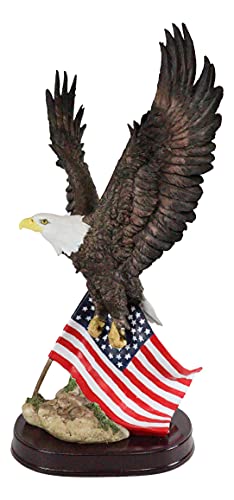 Estatua Decorativa Águila Calva Americana 18 pulg