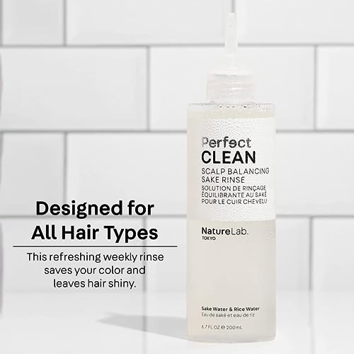 NATURELAB. TOKYO Perfect Clean Scalp Balancing Sake Rinse: Removing Product Build-Up and Impurities for Optimal Scalp Health | 7 FL OZ / 200 ML - Image 4