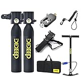 [Tauchpaket]: 2 Tauchflaschen, 1 Anti-Lose-Seil, 1 Handpumpe, 1 Stofftasche, 1 Nachfülladapter, 1 Handtasche; Die Ponyflasche kann mehr als nur zum flachen Tauchen verwendet werden. Wenn Sie bereits Ihr Hauptgerät haben und nach einem Notfall-Backup zur Selbstrettung suchen, ist unsere Tauchausrüstung eine gute Wahl.