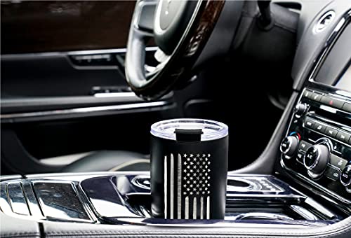 American Flag 20 Oz Double Wall Vacuum Insulated Stainless Steel Usa Tumbler Travel Mug For Coffee - Patriotic Gift #TOP3