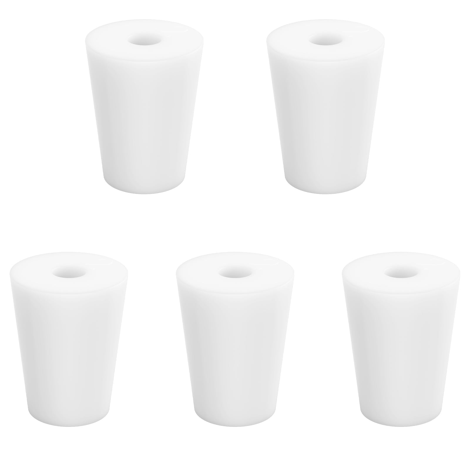 stonylab Silicone Stoppers, 5-Pack Standard 8# Natural Silicone Stoppers with 8 mm Aperture Single-Hole — Amazon image 19