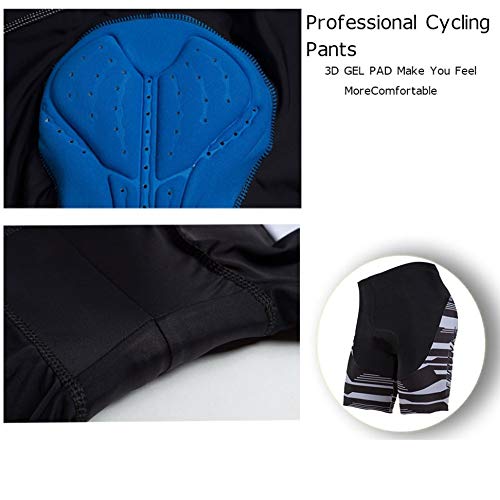 Calzas Ciclistas para Hombre con Almohadilla 3D Gel miniatura 3