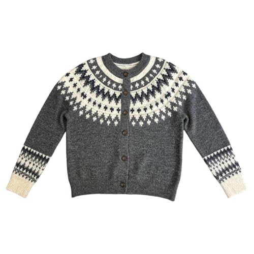 Women's Cardigan Sweaters Vintage Long Sleeve Knit Sweater Fall Clothes - image 3