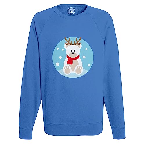 Sweatshirt Homme Ours Renne de Noël idée cadeau original pour homme