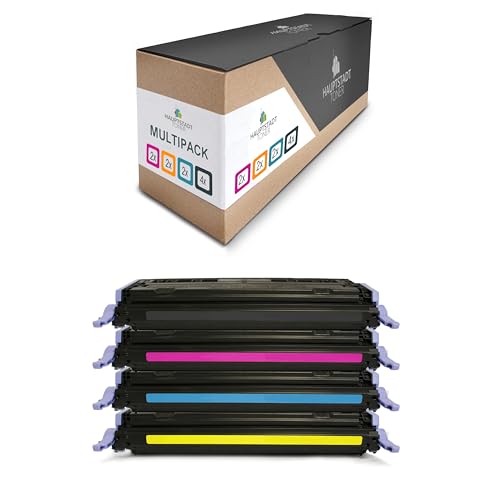 HAUPTSTADT TONER Tóner de tinta compatible con HP Color Laserjet CM1015 CM1017, equivalente a Q6000A 03A 124A (10 unidades)