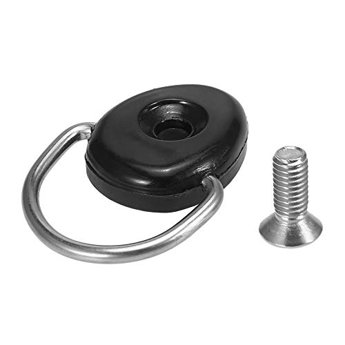 Fivela, Romacci 10 unidades Kayak Oval D Rings com kit de parafuso Deck Loop Montagem Kit de amarraç