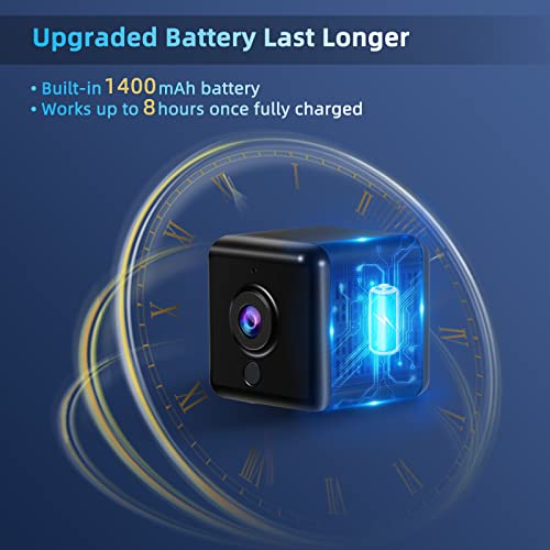 Ebarsenc Spy Camera Hidden Camera 4K Mini Security Camera/Wireless Wifi Camera/Indoor Home Camera/Battery Operated Tiny Camera/Surveillance Camera With Motion Detection And Night Vision/Pet Camera #TOP1