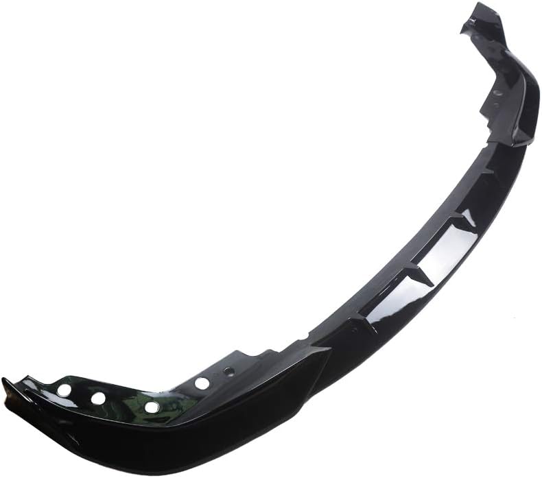 NINTE Front Lip for 2019-2023 BMW G20 G28 3 Series M Sport, Painted Gloss Black Front Bumper Spoiler - 3pcs
