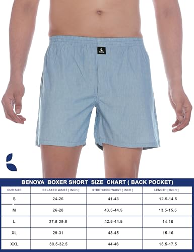 Image of Cotton Boxer Shorts for Men, Breathable, Comfortable & Lightweight (Pack of 2)