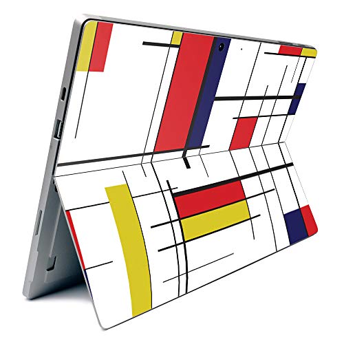 Image of MightySkins Carbon Fiber Skin for Microsoft Surface Pro 7 - Deco | Textured Carbon Fiber Finish | Easy to Apply, Remove, and Change Styles | Made in The USA