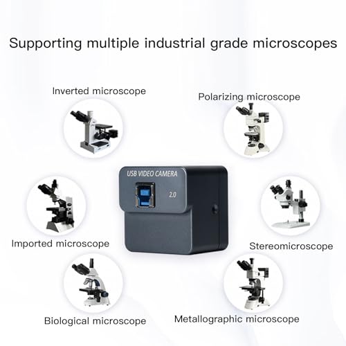 Cámara de microscopio digital 4K USB de 8MP para control de calidad e inspección industrial 3