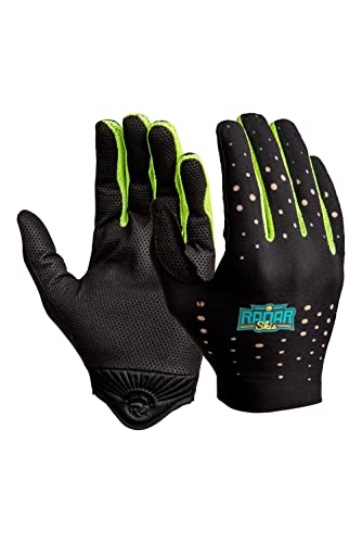 Radar Range Waterski Glove - Black/Volt Green - L