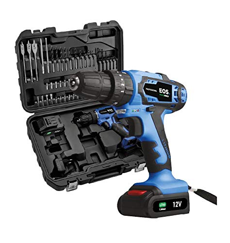 Parafusadeira e Furadeira de Impacto Eos 12v c/50 Acessórios