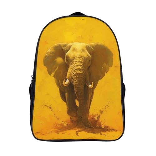 Mochila escolar infantil de elefantes ideal para excursiones de guardería y viajes en familia