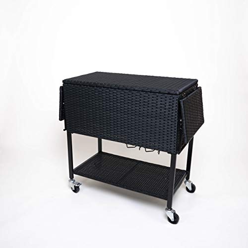 Preisvergleich Produktbild Servierwagen Kühlwagen Kühlbox Beistellwagen Getränkewagen Getränkekühler Getränkekühlwagen Eisbox Eiswagen Party Kühler Partywagen Beistellwagen Cateringwagen Eventkühler Thermobox