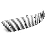 ZMAUTOPARTS Front Upper Billet Grille Grill Insert Polish 1Pc For G35 Sedan 4Dr