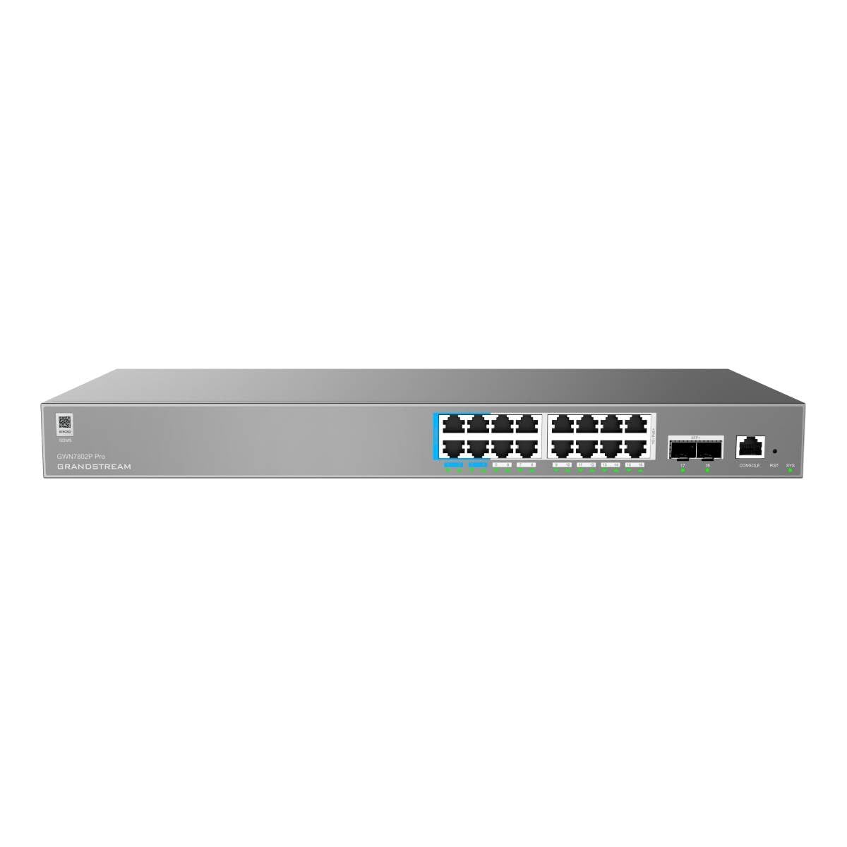Switch Grandstream GWN7802P Pro 18 Puertos Gigabit PoE