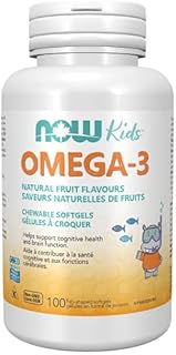 NOW Kids Omega-3 Softgels, 100 Count