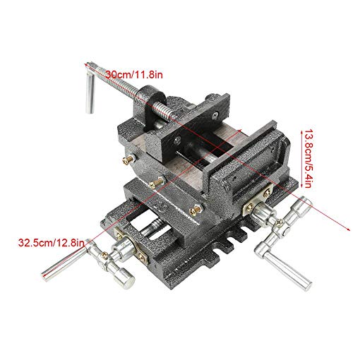 Torno para furadeira cruzada, 10,16 cm, resistente, para bancada, composto, transversal, fresadora,