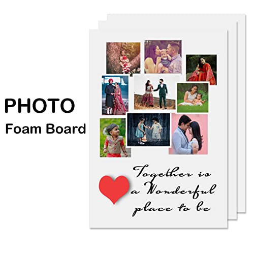 20 Pack White Foam Board 12" X 16.5", 3/16" Thickness Foam Core Baking Board For Projects, A3 Polystyrene Mat Board Poster Foam Board Sheets For Art Crafts, Presentation, Wedding, School Projects #TOP4