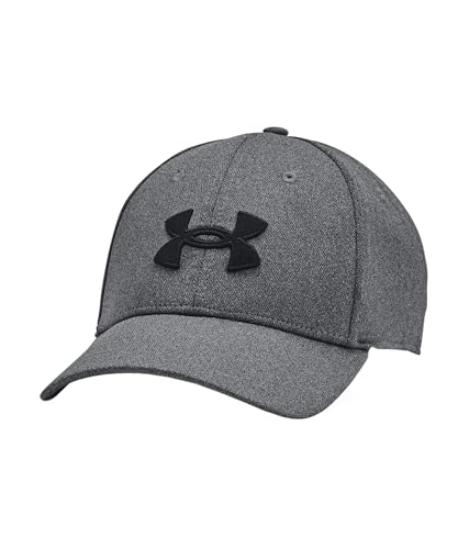 Under Armour Men's Ua Blitzing Caps, Grey Black, M-L Hombre