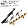 Aegero 10 Pack Cabinet Pulls Matte Black Stainless Cabinet Handles, for Kitchen and Bathroom Cabinets, 5 Inch Length, 3 Inch Hole Center #5