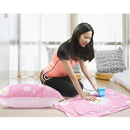 Sacos de armazenamento à vácuo da Besportble, pacote com 6 sacos de economia de espaço com bomba de