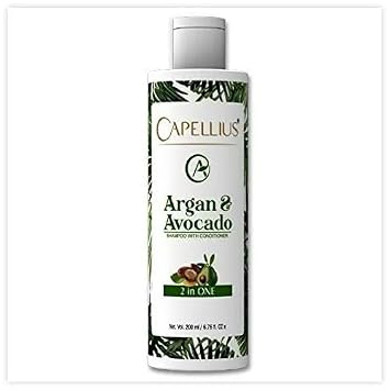 CAPLLIUS SHAMPOO WITH CONDITIONER 2 IN 1 shine, body, and manageability to hair 200ml