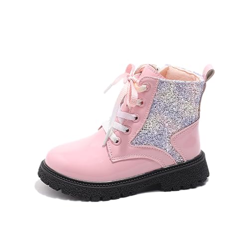 IWIHMIV Toddler Girl Riding Boots Comfortable Ankle Boots Winter Boots Toddler Snow Boots Waterproof Non Slip Winter Boots4