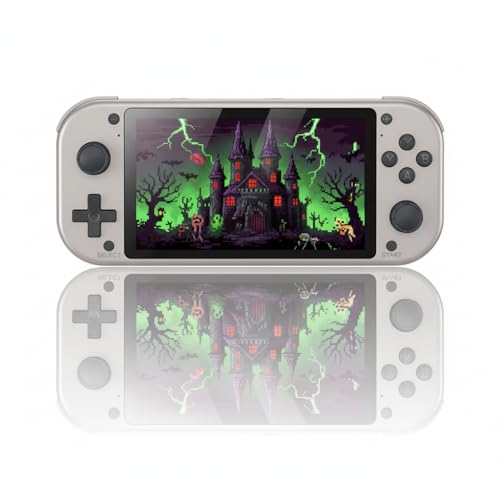 Console portable rétro Emuelec pour jouer aux jeux vidéo classiques en voyage en train