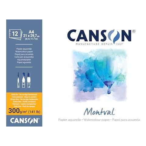 Papier aquarelle Canson Montval A4 Cover