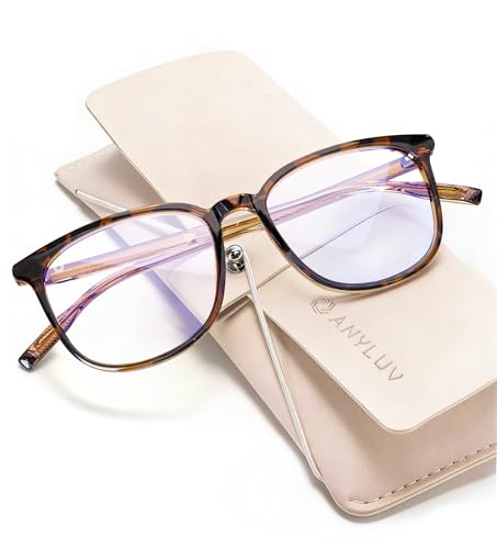 ANYLUV Blue Light Glasses for Woman Men, Womens Blue Light Blocking Glasses Computer Glasses Anti Eyestrain