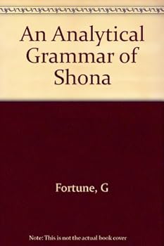 Hardcover An Analytical Grammar of SHONA Book