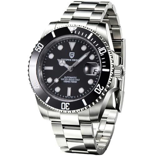 PAGRNE DESIGN - -Armbanduhr- PD-1661MM-B (Alles schwarz)