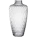 Produktbild Leonardo Home Giulia Vase  1 Stück  Blumenvase aus grauem Glas  7,2 cm  Stilvolle Vase mit haptischer Optik  Glasvase für kreative Blumensträuße  Zeitloses Design  Höhe 38 cm  grau  055287