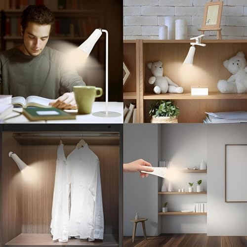Image of Kimee LED Study Light for Desk with Stationery Organizer & Mobile Holder - Cordless Table Lamp for Students (Magnetic)