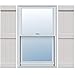 Ekena Millwork FBJ06B16X086RUF Rustic Three Joined Board-n Faux Wood Shutters w/End Batten (Per Pair), 16 1/8"W x 86"H, Primed