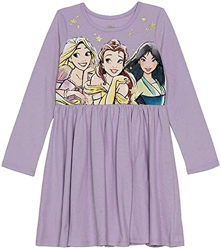 Robe Disney Princess violette : le cadeau idéal avec manches longues en 3T