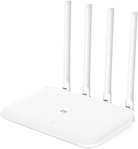 Xiaomi Mi Router 4C WLAN Router (up to 300 Mbps at 2.4 GHz, Dual-Core CPU, 2 x LAN Ports, 4 External Antennas, up to 64 De...