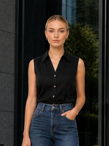 Image of Thevasa Women's Classic Button Down Shirt
