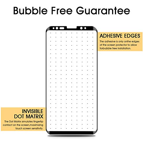 Otao (2 Pack) Tempered Glass Screen Protector For Samsung Galaxy Note 9 3D Curved Dot Matrix With Easy Installation Tray (Full Coverage) #TOP2