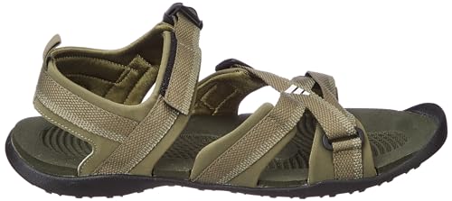 Image of Adidas Men NU GLADI M Synthetic Outdoor Sandal CBLACK /DOVGRY /BLIBLU | HPW45