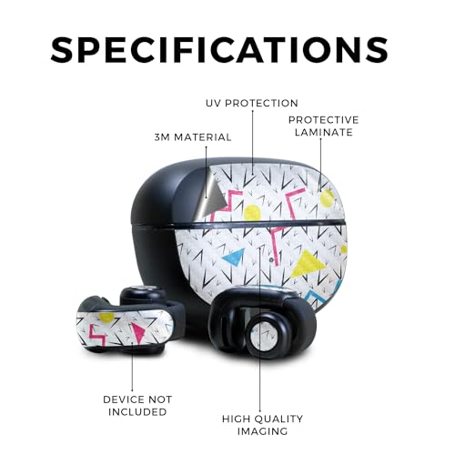Image of Carbon Fiber Skin Compatible with Bose Ultra Open Earbuds - 90s Fun - Premium 3M Vinyl Protective Wrap Decal Cover - Easy to Apply | Crafted in The USA by MightySkins