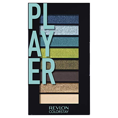 Revlon Colorstay Looks Book Eyeshadow Palette, Vibrant Eye Colors in Mix of Shimmer, Matte and Metallic Finish, Player (920)