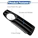 ACROPIX Fog Light Grill Front Lower Bumper Fog Light Cover Inserts No.4805930AA for Chrysler 300 2005-2010 Black ABS 1 Pcs Front Right Car