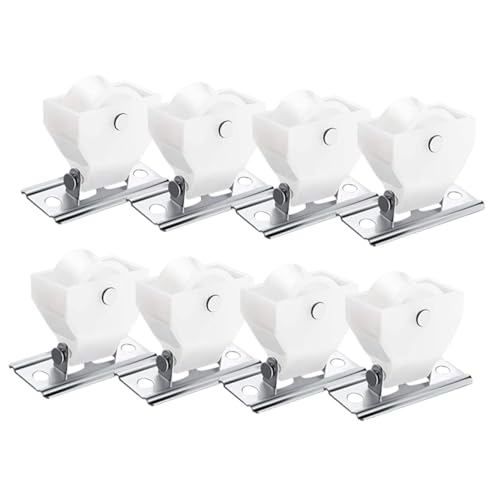 HOLIDYOYO 2sets Roman Shades Cord Locks Drapery Hardware Drawstring Cord Easy Install Pulley for Curtain Tracks 8pcs*2
